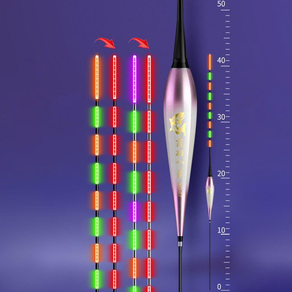 2 шт. Индикатор Электронный рыболовный поплавок Буй Поклевка Скальная рыбалка Поплавки Светящийся поплавок Длинный хвост