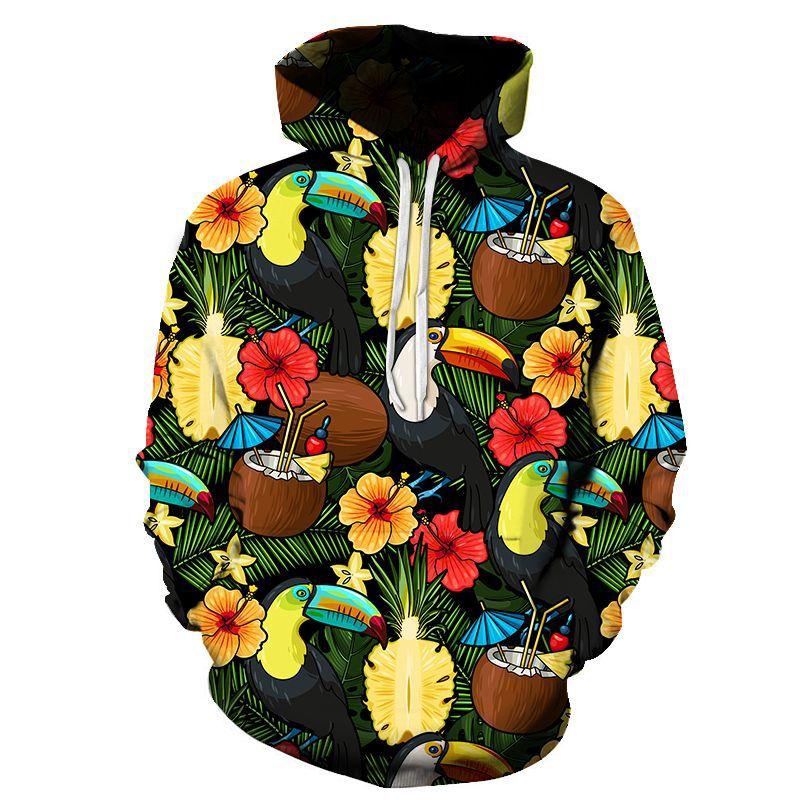 3D толстовка с капюшоном Flower Hoodie женская цветная летняя одежда Harajuku толстовки Hit Hop Streetwear Oversize Hoodie Top