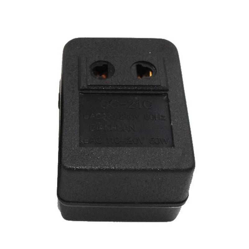 50 Вт 220 В до 110 В переменного тока, адаптер преобразователя напряжения, дорожный трансформатор