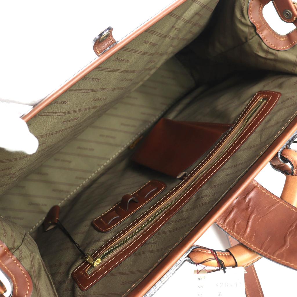 Очень хорошая деловая сумка RED BRIDGE Натуральная кожа Докторская сумка Коричневая мужская Б/у