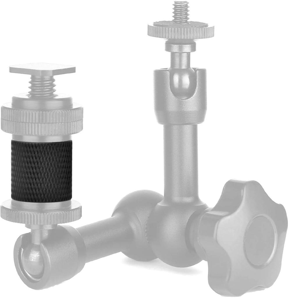 Camera Screw Conversion Adapter Diameter Conversion Adapter Connection Screw Aluminum Alloy Fixed Screw Adapter Tripod Arm Head Photography Accessory