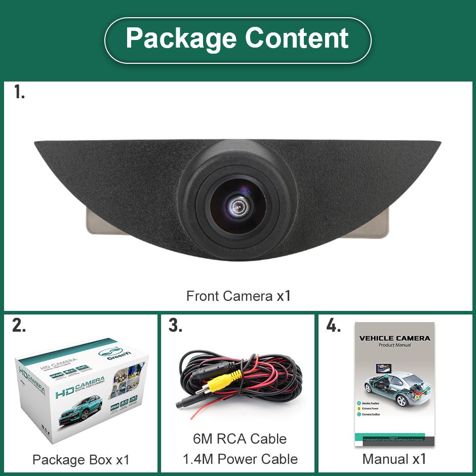 CCD AHD 1080P Автомобильный логотип Камера переднего вида для Nissan Xtrail T30 Tiida Qashqai J10 J11 Pathfinder March Patrol 370Z