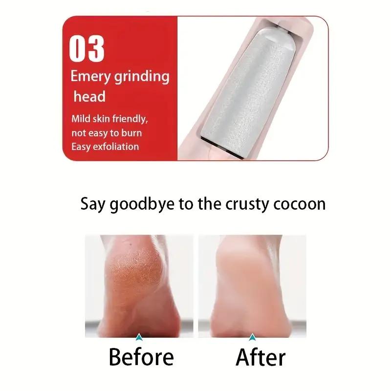 Электрическое средство для удаления мозолей на ногах, портативные аккумуляторные инструменты для педикюра с пилкой для ног с шлифовальной машиной для ног