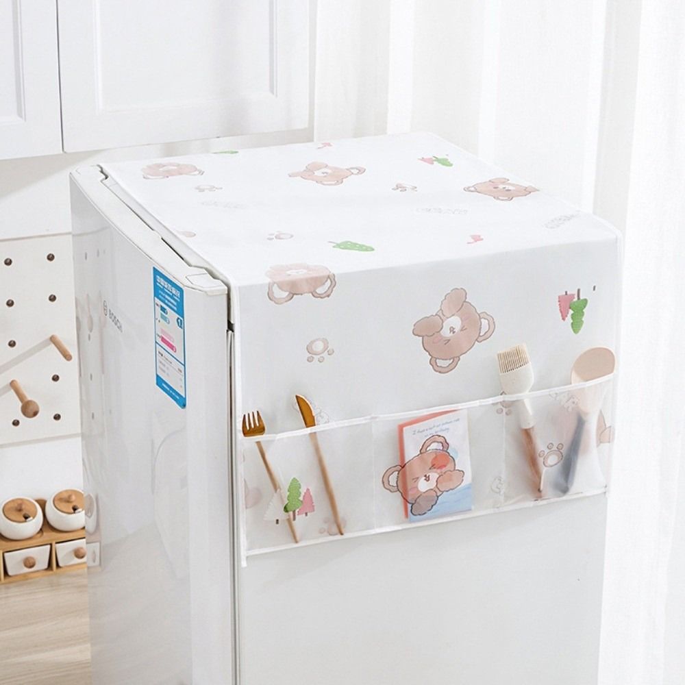 1 шт. Прочная пылезащитная крышка для холодильника PVEA 130x55 см 180x60 см Ткань для холодильника с сумкой для хранения Полотенце для стиральной машины