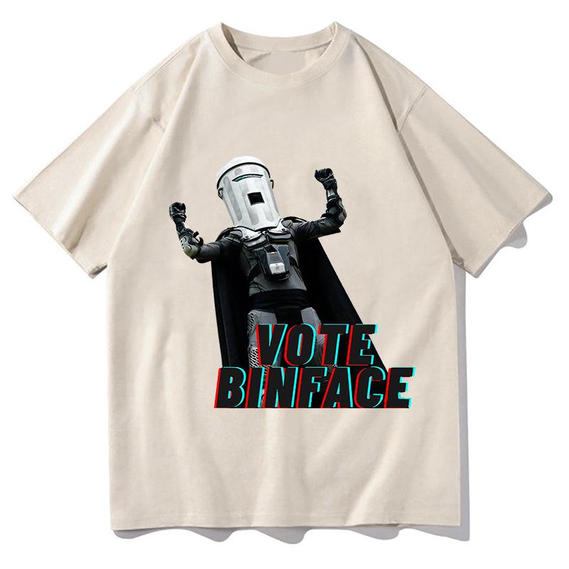 Count Binface Unisexs and Unisex TShirts Pure Cotton Y2K Harajuku Short Sleeve Aesthetic Harajuku Fashion Unisex Summer Streetwear