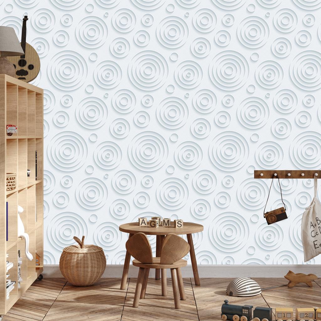 3D wallpaper with a modern geometric pattern for the living room and bedroom 50x1000