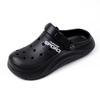 Hole Shoes Summer New Thick-soled Bag Head Men's Slippers Beach Shoes Wear Casual Sandals One Pedal Sandals Men