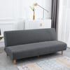 3 Different Sizes Jacquard Fabric Armless Sofa Bed Cover Sofa New Year Decor Slipcovers Stretch Protector Elastic Bench Cover