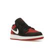 Детские кроссовки Air Jordan 1 Low GS Alternate Bred Toe Black White Gym-Red 553560-066