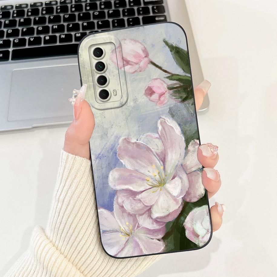 For Huawei P smart 2021 Case New Soft Silicone Cover For Huawei PSmart 2021 PPA-LX1 Phone Cover on Huawei Y7a Enjoy 20 SE Bumper