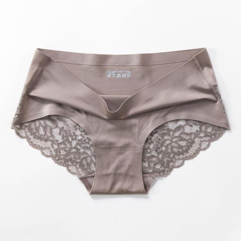 7 шт./компл. женские весенние универсальные повседневные кружевные трусы большого размера, женские летние однотонные бесшовные трусы со средней талией