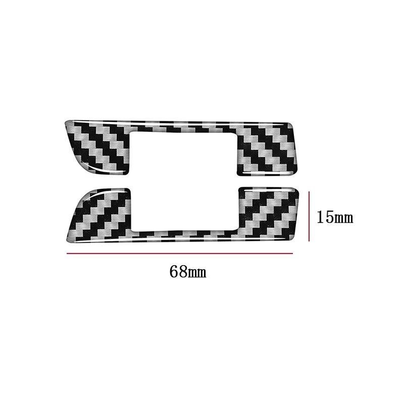 2 шт. для Lexus NX 200 200T 300h 2014-автомобильный левый и правый воздуховыпускной канал, декоративная накладка, наклейка, автомобильные аксессуары для интерьера