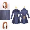 Аутентичный костюм Кугисаки Нобары из «Магической битвы» для женщин и девушек, включающий элегантную темно-синюю униформу