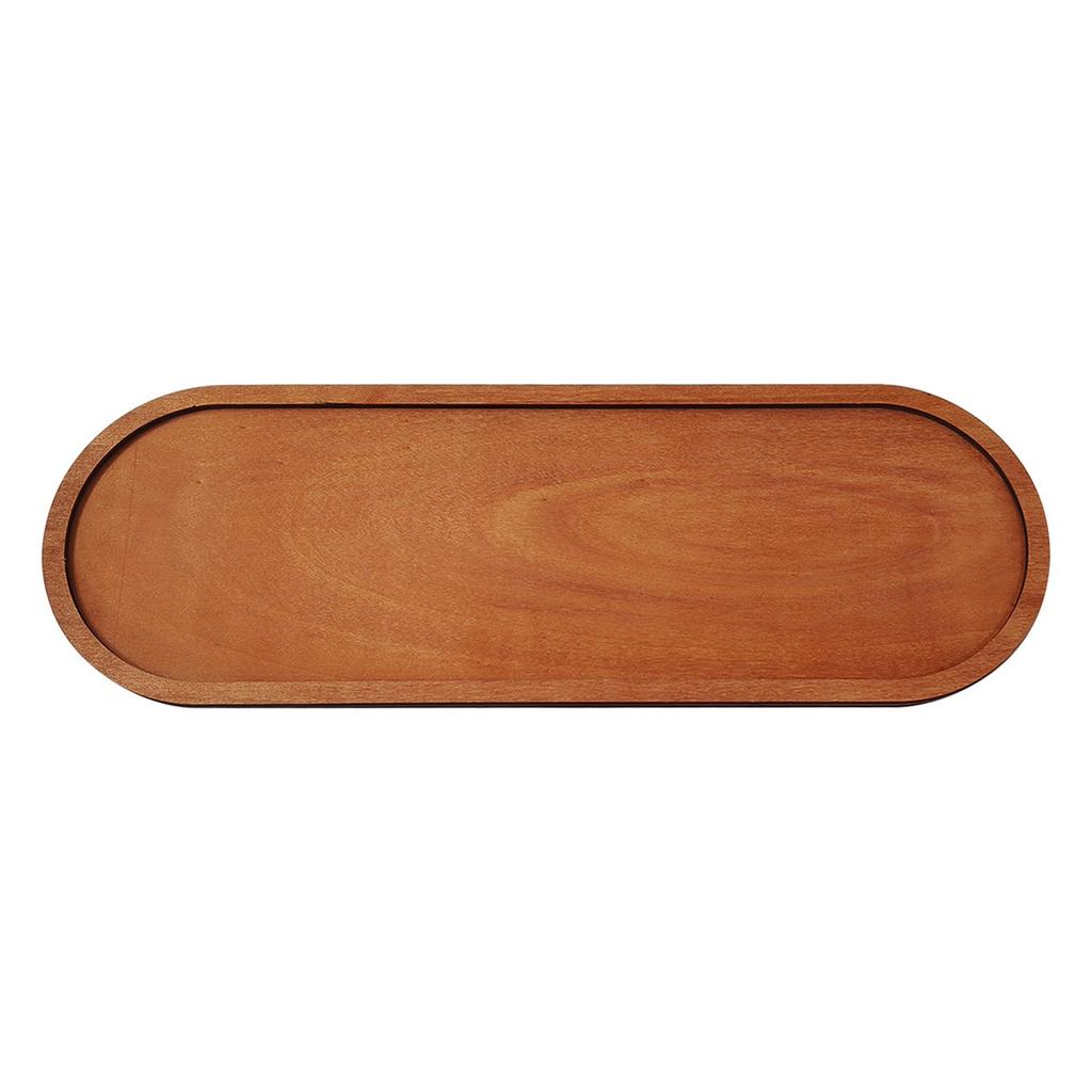 Натуральное дерево ручной полировки многофункциональный деревянный поднос