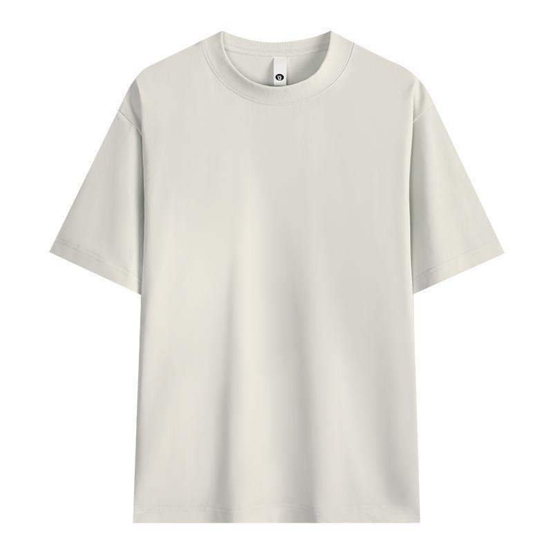 Новая мужская футболка Sorona Cool Antibacterial Quick-Dry UV Protection Single Color с коротким рукавом 250 г