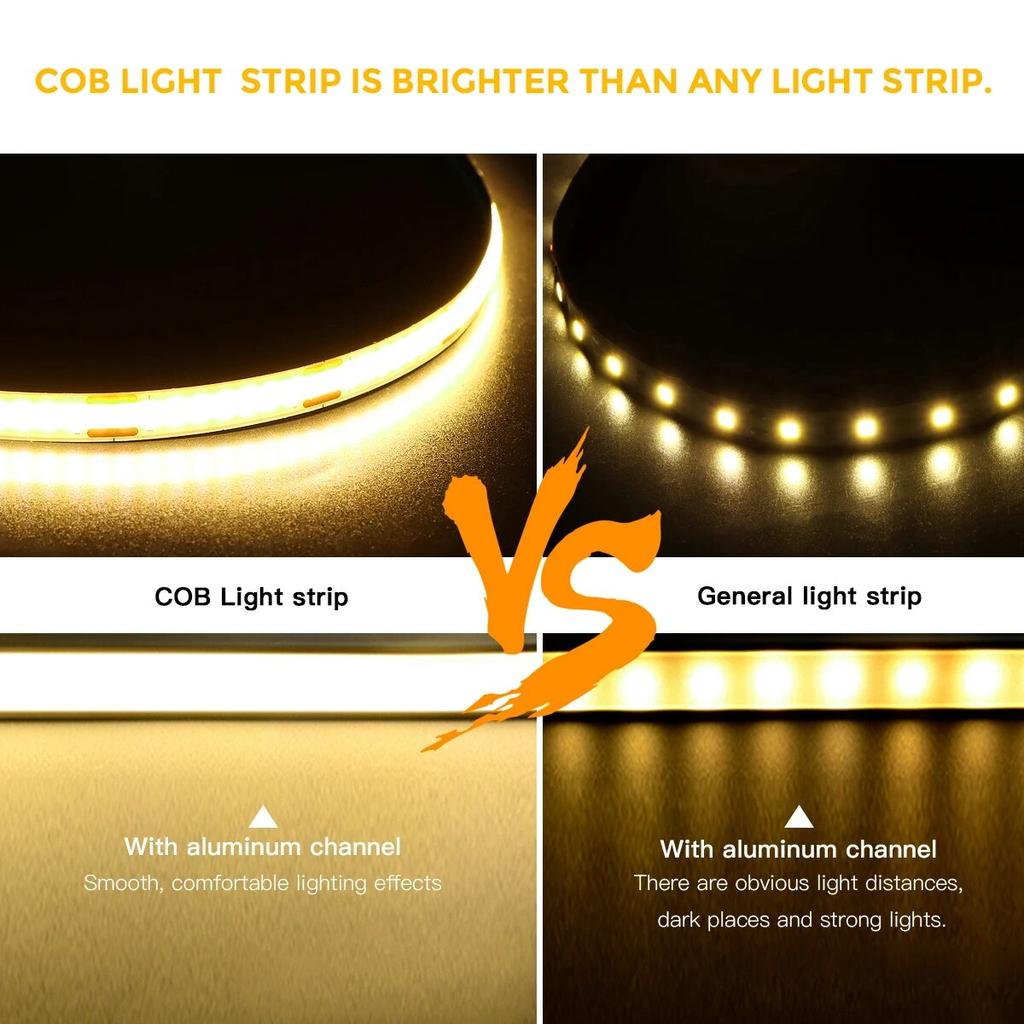 320LEDs/m PIR Motion Sensor Switch USB Flexible LED COB Strip Light Tape For TV Backlight Room Kitchen Lighting Lamp Decoration