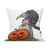 Хэллоуин Ужасы Тыква Забавный собачий принт с рисунком Чехлы для подушек для дома Гостиная Украшение дивана Квадратная наволочка