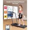2026 Treadmill TP4 4in1 Faltbares Laufband, 12km/h, 9% Neigung, 2,5 PS Motor, Fernbedienung & LED Display, Platzsparend for Home & Office