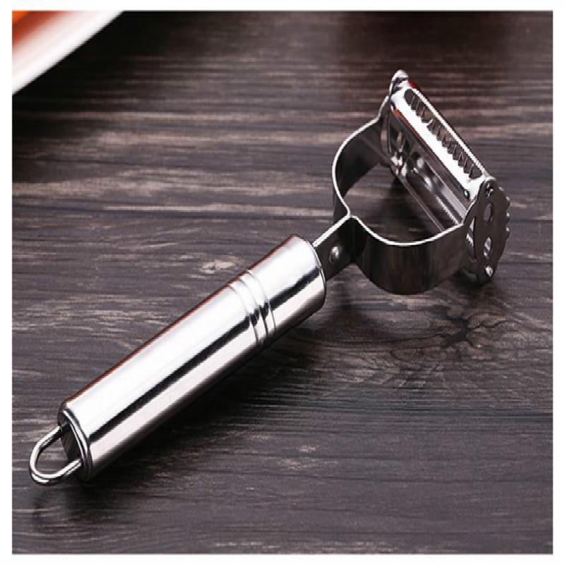 Овощечистка из нержавеющей стали для овощей и фруктов, овощечистка, двойная строгальная терка