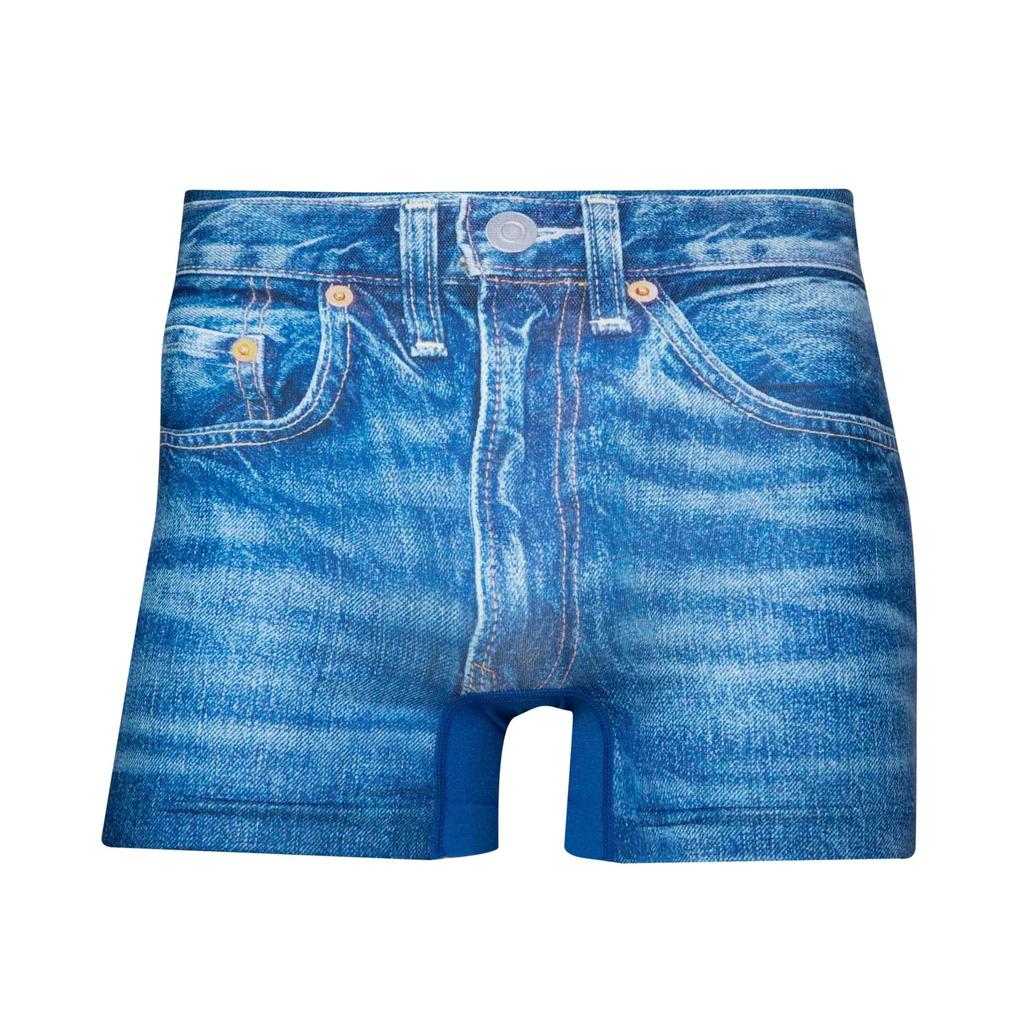 Hip Shop Men's Denim (Used Indigo) Polyester Boxer Briefs HE8241A107