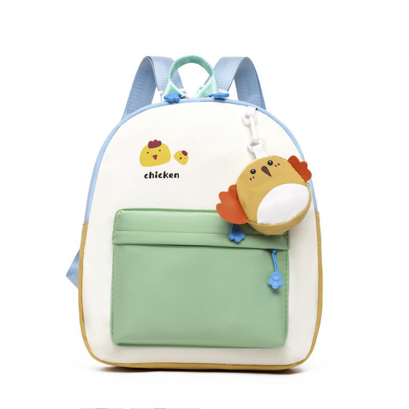 New Cute Cartoon Kindergarten Backpack For Boys And Girls With Spine Design Protection
