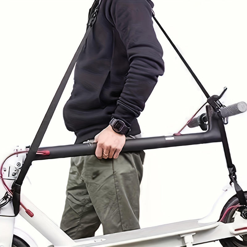 Черный Регулируемый Складной Велосипедный Плечевой Ремень для Снижения Нагрузки Плечевой Ремень для Самоката Пляжное Кресло Хранение Переноска
