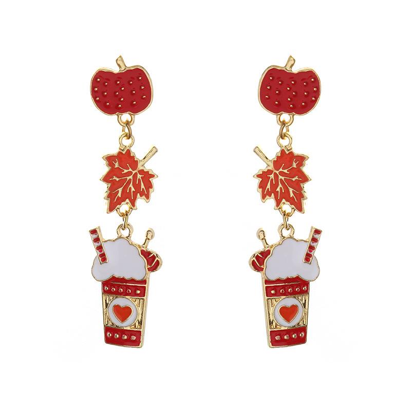 1 Pair of Ladies' Christmas Earrings, Christmas Gift for Everyday Wear, Christmas-themed Jewellery, Ladies' Accessories