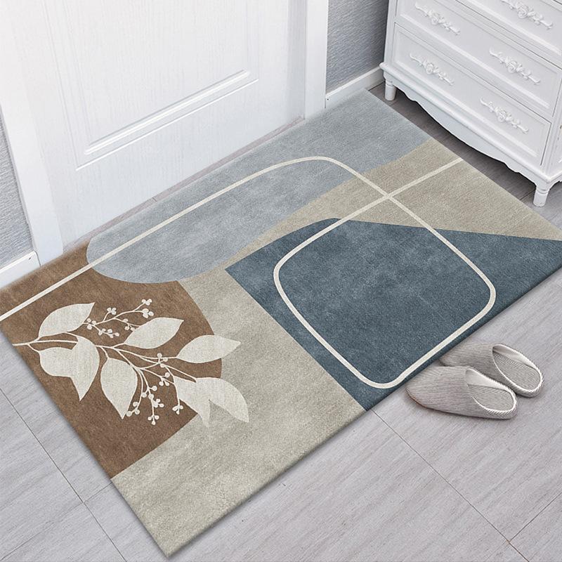 Ковер Современный и минималистский коврик для двери в гостиную и ванную комнату, коврик для входа