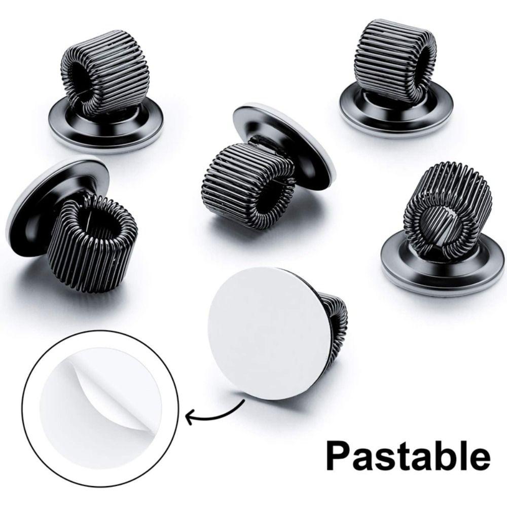 Аппаратные средства Зажимы для держателя ручки Многофункциональный зажим для ручки Подпружиненная вставка для ручки Стальной держатель для ручки