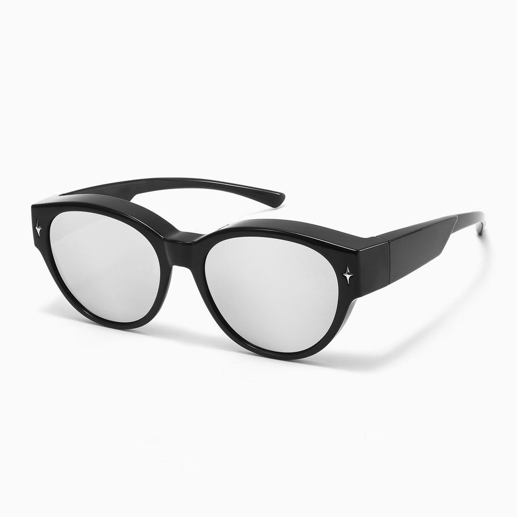 Корейские Солнцезащитные очки «Кошачий глаз» нового стиля, Лихорадочно-черные, Праздничные, Дорожные, Мужские и женские очки, Миопия