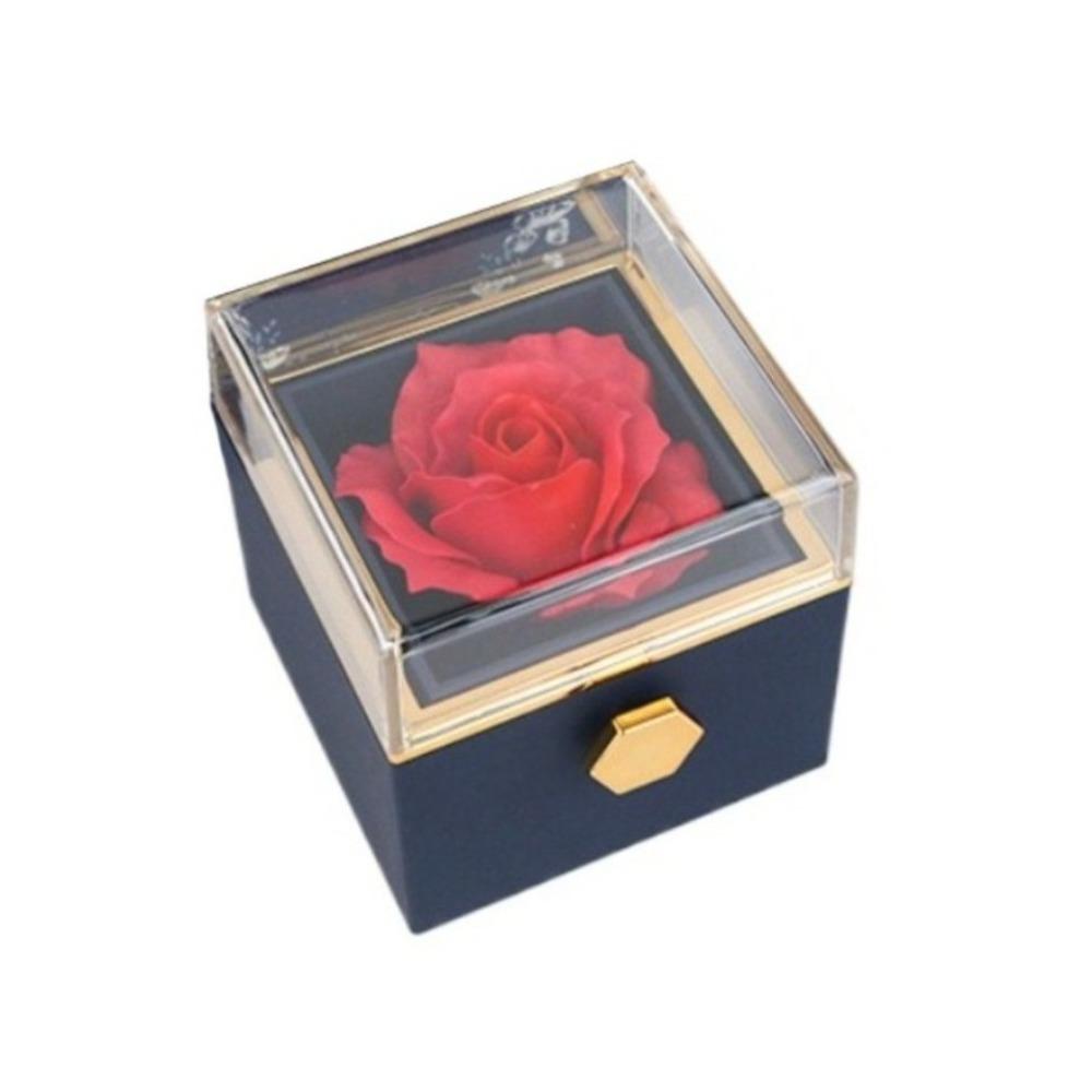 Eternal Rose Rose Jewelry Gift Box Ring Display Jewelry Display Rack for Girlfriend and Mom Gift