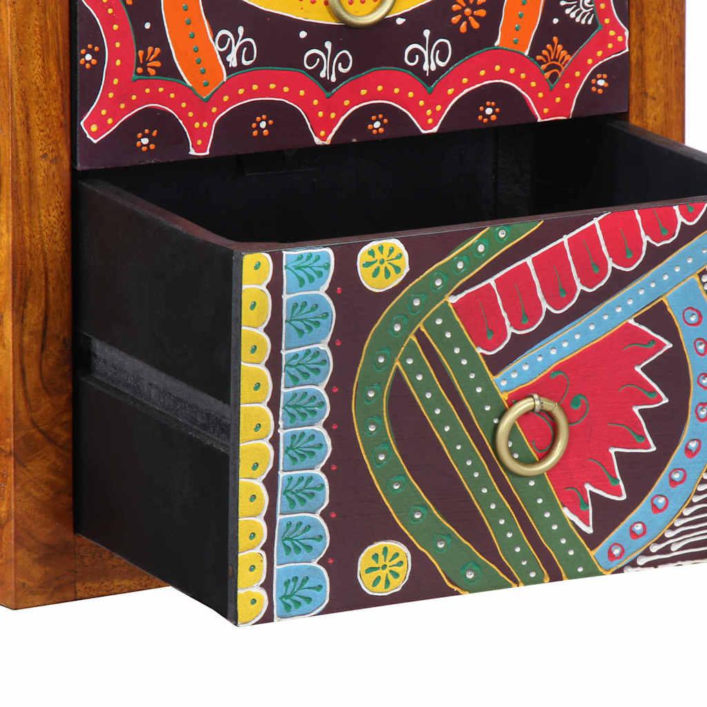 Nightstand 2 pcs. Brown 35 x 30 x 40 cm Solid Acacia Wood
