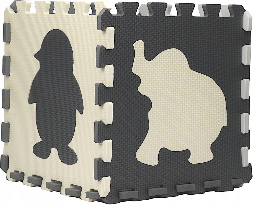 Edukacyjna mata piankowa puzzle kojec 3w1 150x150 figury geometryczne