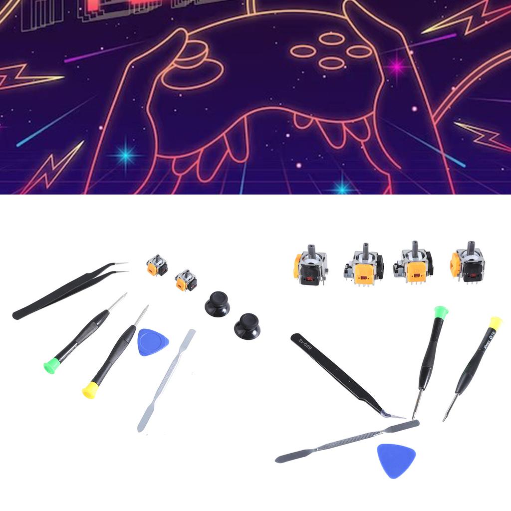 Комплект для замены джойстика Холла с отверткой и инструментом для монтажа для контроллера Xbox One повышает точность игры