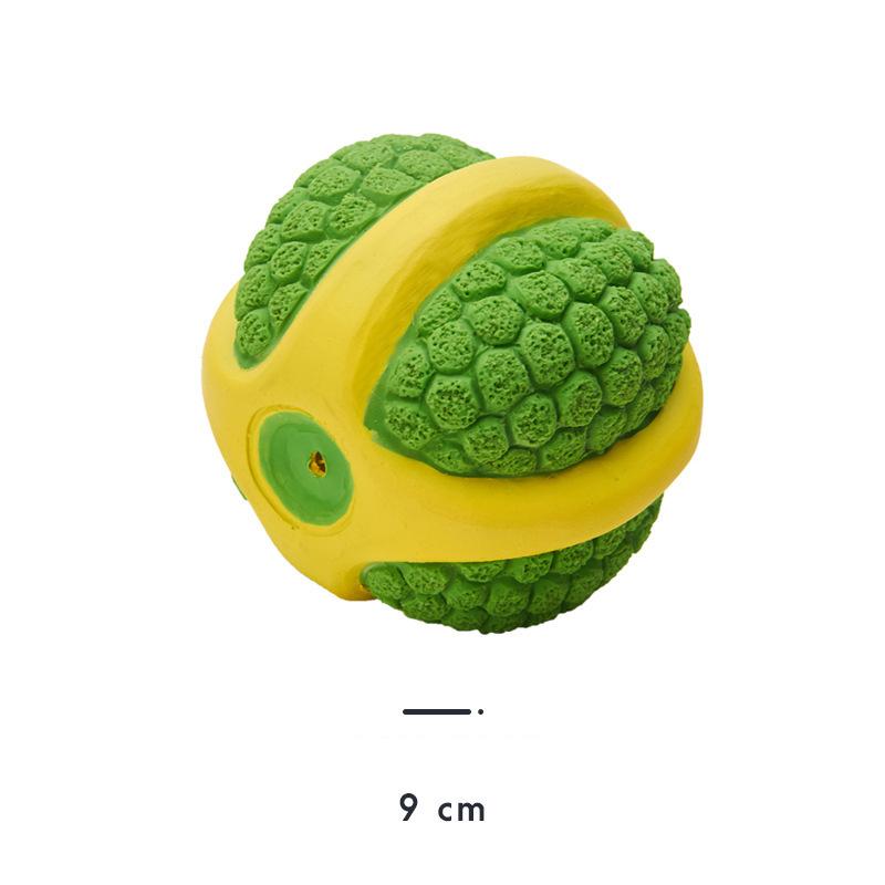 9-14cm 5PCS TPR Multi Styles Durable Interactive Eco Friendly Rubber Ball Organic Dog Chew Cooling Toys