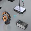 B03C Converter Bluetooth-compatible v5.1 Wireless Receiver Transmitter Adapter with FM Radio Antanna Remote Contol