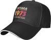 Винтажная бейсболка Snapback 1975 года Повседневная кепка Регулируемая Бейсболки Унисекс Спортивная кепка