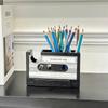 Vintage Tape Pen Holder Dispenser Abs Resin Desktop Storage Box Office Stationery Storage Box Desktop Decoration