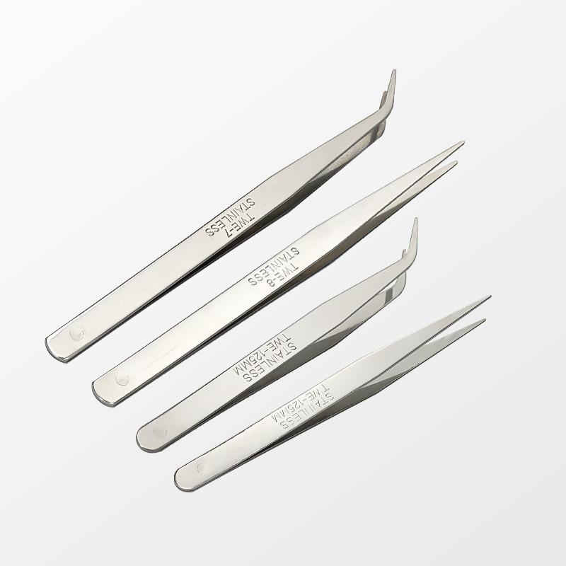 Sewing Tools Curved Straight Size Stainless Steel Tweezers 1pc Multi-Purpose Stainless Steel Tool Tweezers