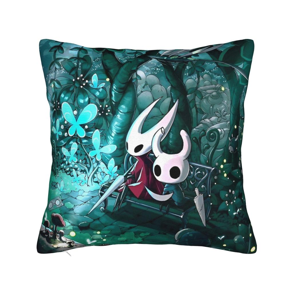 Чехлы на квадратные подушки Hollow Knight Полиэстер Автомобильный Чехол для подушки Экшен-приключение Креативный Декор Чехол для подушки 4545