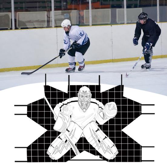 Мишень для броска по хоккею с шайбой Yousheng, тренировочное оборудование для уличного хоккея с шайбой, тренировочная мишень для улучшения точности броска