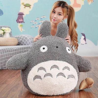 Большая плюшевая игрушка и подушка Тоторо, мультяшная мягкая кукла для девочек и детские подарки на день рождения