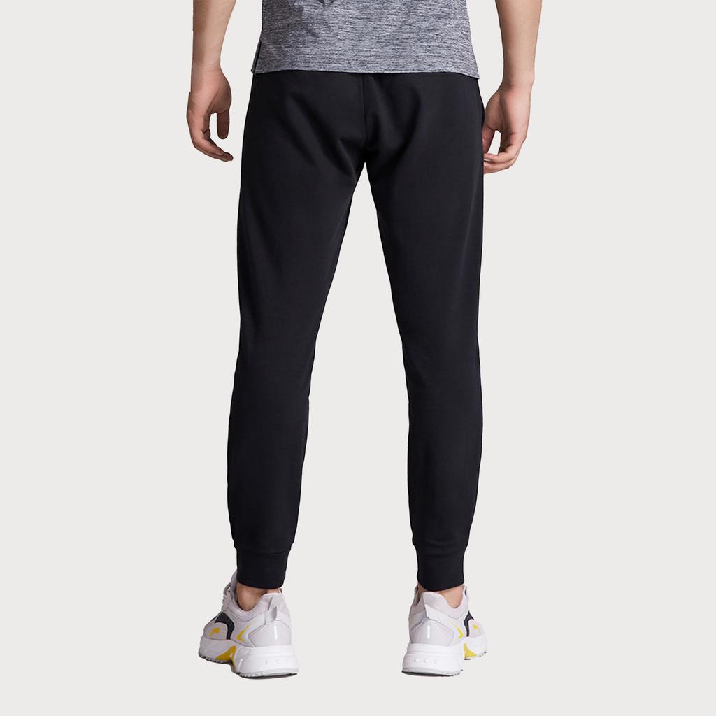 Li-Ning Loose Casual Running Training Pants Men Bottoms Black AKLQ327-1