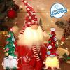 Incredibly Soft Christmas Gnomes With Led Lights Plush Dolls Xmas Ornament