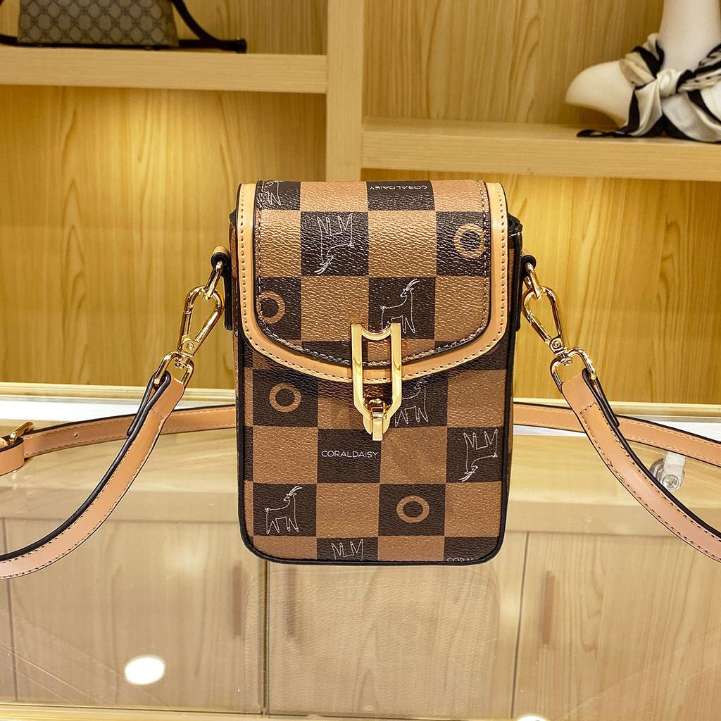 Модная ретро сумка для мобильного телефона, новая повседневная женская сумка через плечо, простая сумка через плечо, подходящая ко всему, маленькая квадратная сумка