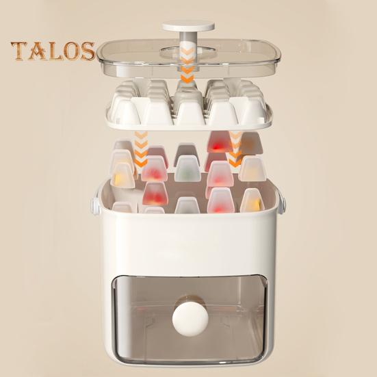 Форма для льда с крышкой для воды, фруктов, коктейлей. Креативная форма кубиков льда. Легко моется. Коробка для льда для виски, кофе.