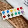 12 Colors 1ml Plastic Box Set Master Grade Watercolor Pigments Artist Hand Drawn Illustration Creation Water Color Supplies