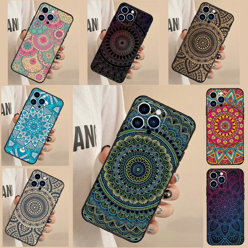 Mandala Flower Totem For Huawei Nova 5T 9 10 SE 7i 8i 11i 12i Y73 Y90 Y70 Y72 Y61 Y91 P60 Pro P40 P30 Lite Case