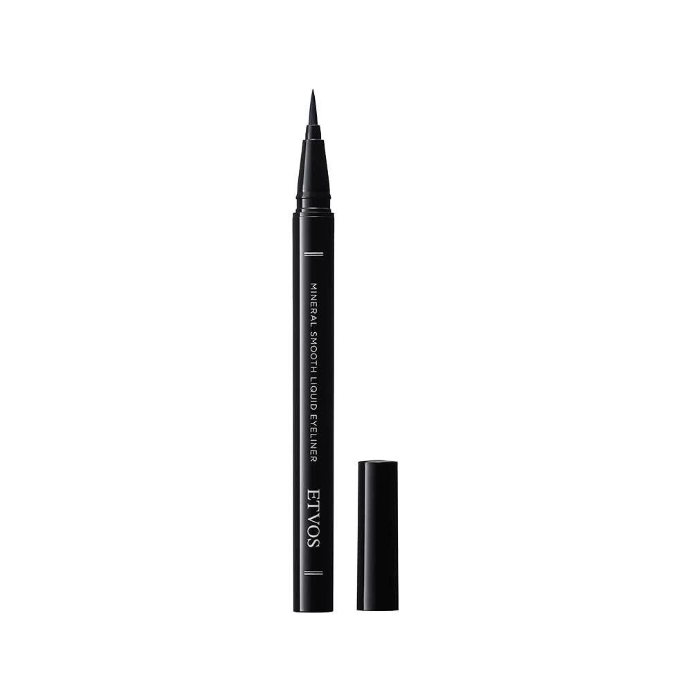 ETVOS Mineral Smooth Liquid Eyeliner Black Soft Matte Removes with Hot Water #Natural