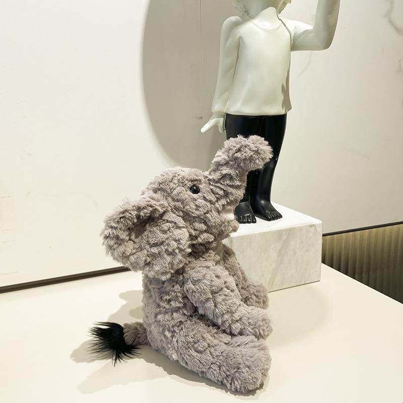 Плюшевый слон бархатный скандинавский кукла зоопарка